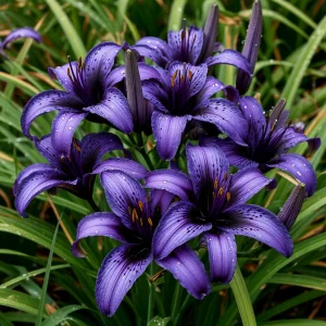 Лилейник Блю Айрис купить по цене от 324р. в интернет-магазине «Посадика» с доставкой почтой в в Любанье и по всей России – [изображение №1].