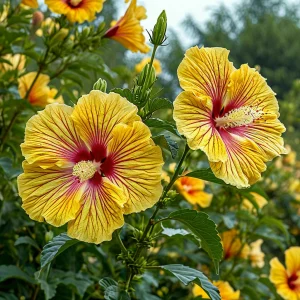 Гибискус Свит Соната купить по цене от 249р. в интернет-магазине «Посадика» с доставкой почтой в в Любанье и по всей России – [изображение №1].