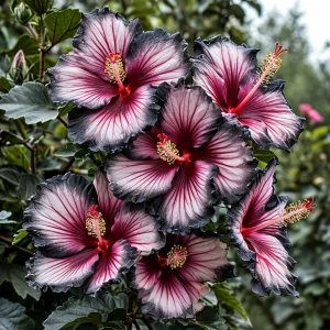 Гибискус садовый Самер Бридж купить по цене от 306р. в интернет-магазине «Посадика» с доставкой почтой в в Любанье и по всей России – [изображение №1].